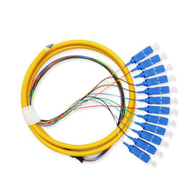 12 اتصالات فیبر نوری هسته ای Patch Tord Pigtail Sc برای تجهیزات ارتباطی