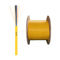 کابل فیبر با رنگ زرد تنگ ، کابل فیبر شکستن فیبر GJFJV Indoor SM MM 0.9mm